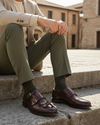 Brown Double Monkstrap